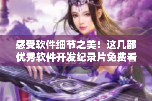 感受軟件細(xì)節(jié)之美！這幾部優(yōu)秀軟件開發(fā)紀(jì)錄片免費(fèi)看高清！