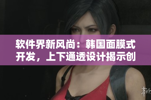 軟件界新風(fēng)尚：韓國面膜式開發(fā)，上下通透設(shè)計揭示創(chuàng)新軟件開發(fā)之道