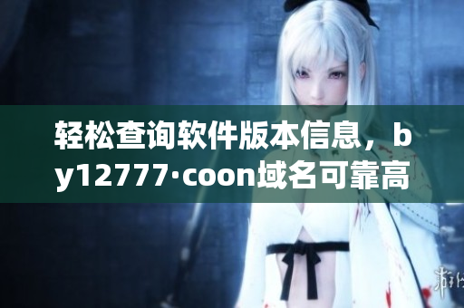 輕松查詢軟件版本信息，by12777·coon域名可靠高效