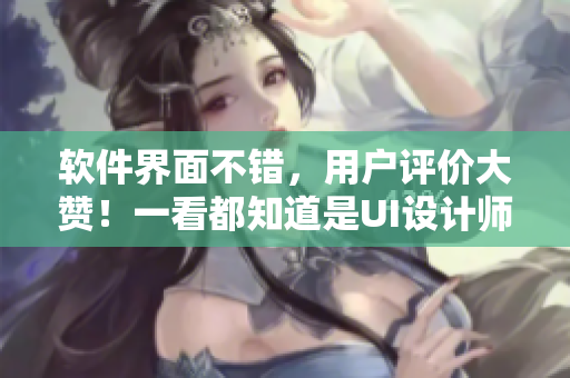 軟件界面不錯(cuò)，用戶評價(jià)大贊！一看都知道是UI設(shè)計(jì)師A的杰作