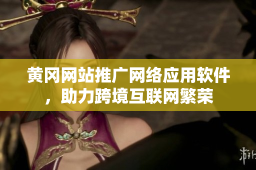 黃岡網(wǎng)站推廣網(wǎng)絡(luò)應(yīng)用軟件，助力跨境互聯(lián)網(wǎng)繁榮