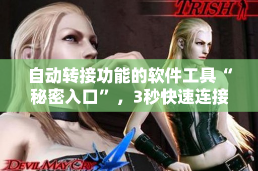 自動轉(zhuǎn)接功能的軟件工具“秘密入口”，3秒快速連接實現(xiàn)機密傳輸