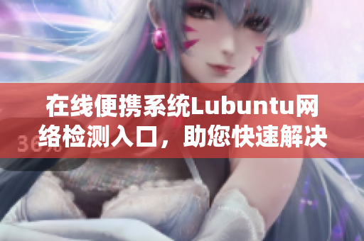 在線便攜系統(tǒng)Lubuntu網(wǎng)絡(luò)檢測入口，助您快速解決軟件問題！