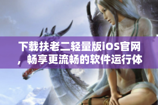 下載扶老二輕量版iOS官網(wǎng)，暢享更流暢的軟件運(yùn)行體驗(yàn)