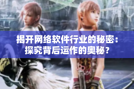 揭開網絡軟件行業(yè)的秘密：探究背后運作的奧秘？