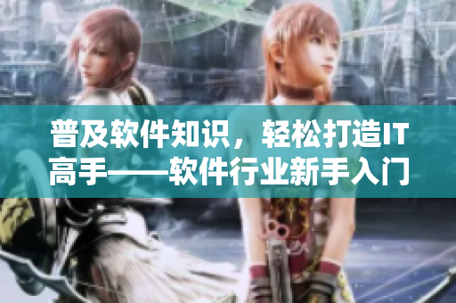 普及軟件知識，輕松打造IT高手——軟件行業(yè)新手入門指南