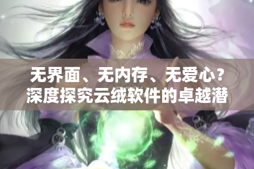 無界面、無內(nèi)存、無愛心？深度探究云絨軟件的卓越潛力