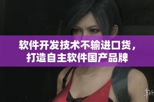 軟件開發(fā)技術(shù)不輸進(jìn)口貨，打造自主軟件國產(chǎn)品牌