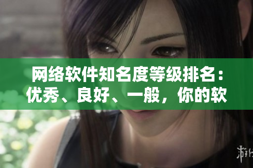 網(wǎng)絡(luò)軟件知名度等級排名：優(yōu)秀、良好、一般，你的軟件在哪一線？