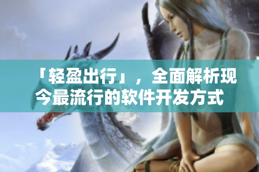 「輕盈出行」，全面解析現(xiàn)今最流行的軟件開(kāi)發(fā)方式