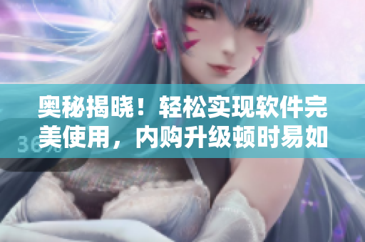 奧秘揭曉！輕松實(shí)現(xiàn)軟件完美使用，內(nèi)購升級頓時易如反掌！