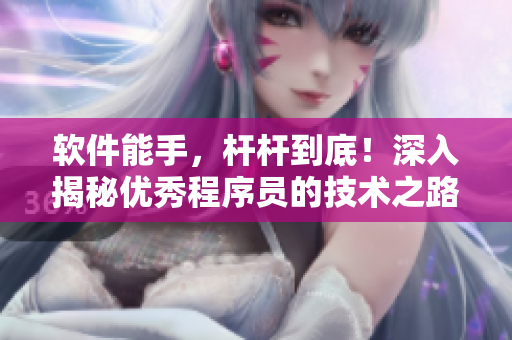 軟件能手，桿桿到底！深入揭秘優(yōu)秀程序員的技術(shù)之路