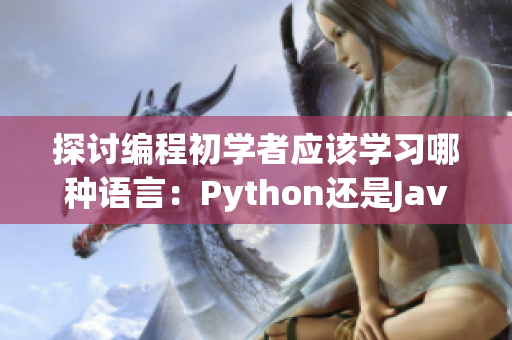 探討編程初學(xué)者應(yīng)該學(xué)習(xí)哪種語(yǔ)言：Python還是Java？