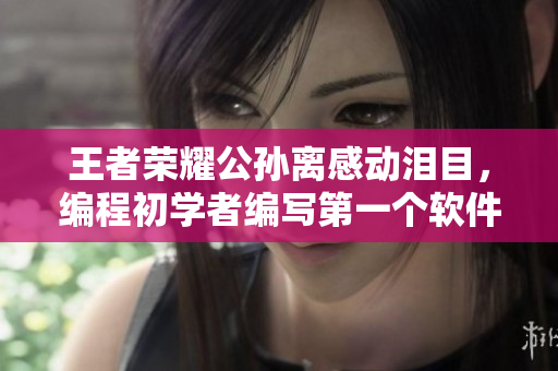 王者榮耀公孫離感動淚目，編程初學者編寫第一個軟件時的心路歷程