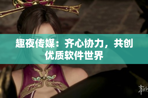 趣夜傳媒：齊心協(xié)力，共創(chuàng)優(yōu)質(zhì)軟件世界