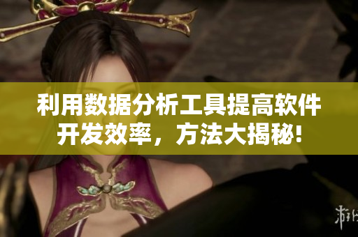 利用數(shù)據(jù)分析工具提高軟件開發(fā)效率，方法大揭秘!