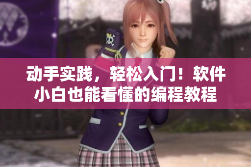 動(dòng)手實(shí)踐，輕松入門(mén)！軟件小白也能看懂的編程教程