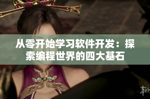 從零開(kāi)始學(xué)習(xí)軟件開(kāi)發(fā)：探索編程世界的四大基石