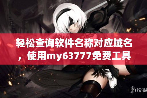 輕松查詢軟件名稱對應域名，使用my63777免費工具