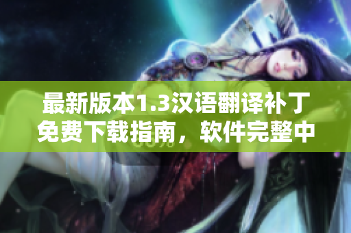 最新版本1.3漢語翻譯補(bǔ)丁免費(fèi)下載指南，軟件完整中文化服務(wù)詳解