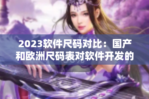 2023軟件尺碼對(duì)比：國(guó)產(chǎn)和歐洲尺碼表對(duì)軟件開發(fā)的影響