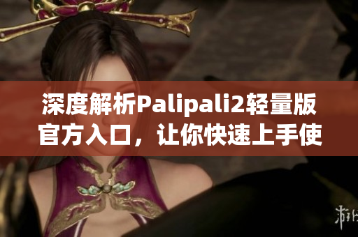 深度解析Palipali2輕量版官方入口，讓你快速上手使用