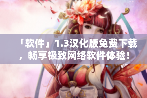 「軟件」1.3漢化版免費下載，暢享極致網絡軟件體驗！