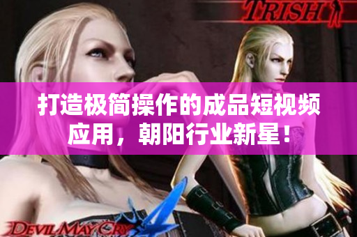 打造極簡操作的成品短視頻應用，朝陽行業(yè)新星！