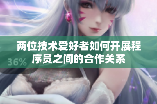 兩位技術愛好者如何開展程序員之間的合作關系