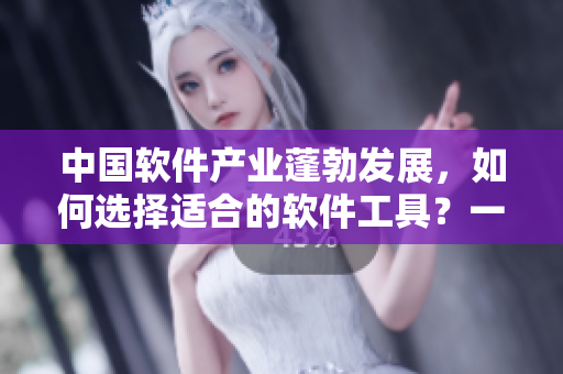 中國(guó)軟件產(chǎn)業(yè)蓬勃發(fā)展，如何選擇適合的軟件工具？一位編輯的經(jīng)驗(yàn)分享