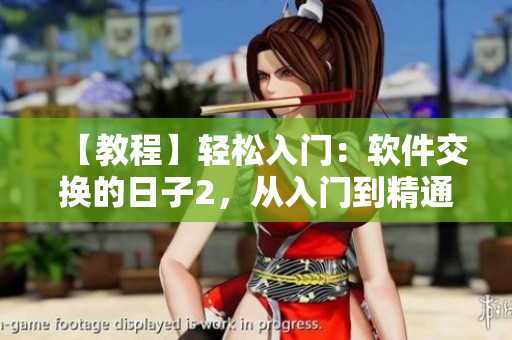 【教程】輕松入門：軟件交換的日子2，從入門到精通