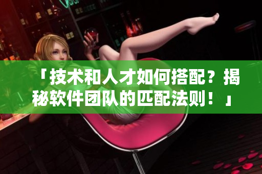 「技術(shù)和人才如何搭配？揭秘軟件團(tuán)隊(duì)的匹配法則！」