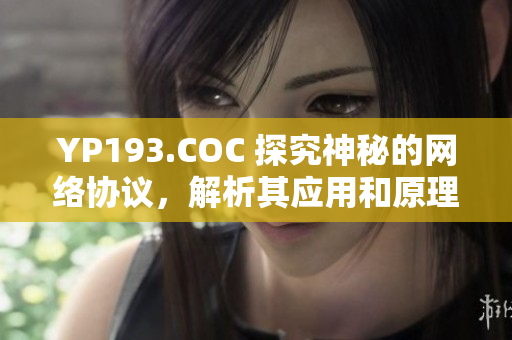 YP193.COC 探究神秘的網(wǎng)絡(luò)協(xié)議，解析其應(yīng)用和原理