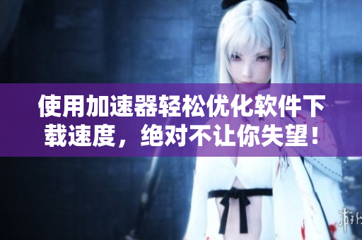 使用加速器輕松優(yōu)化軟件下載速度，絕對不讓你失望！
