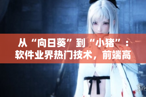 從“向日葵”到“小豬”：軟件業(yè)界熱門技術(shù)，前端高級開發(fā)必備！