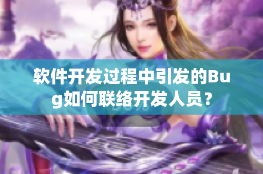 軟件開(kāi)發(fā)過(guò)程中引發(fā)的Bug如何聯(lián)絡(luò)開(kāi)發(fā)人員？