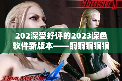 202深受好評的2023深色軟件新版本——銅銅銅銅銅