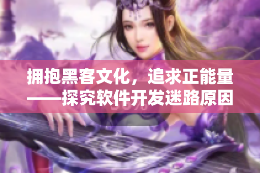 擁抱黑客文化，追求正能量——探究軟件開發(fā)迷路原因