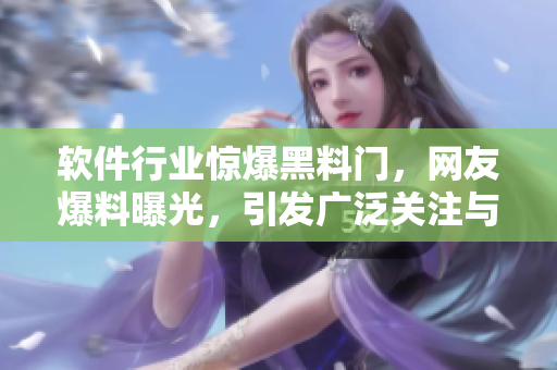軟件行業(yè)驚爆黑料門，網(wǎng)友爆料曝光，引發(fā)廣泛關(guān)注與討論