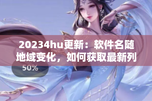 20234hu更新：軟件名隨地域變化，如何獲取最新列表？