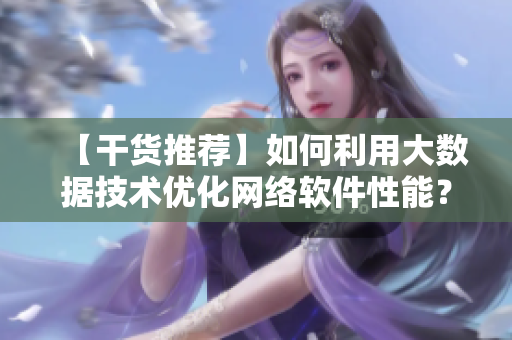 【干貨推薦】如何利用大數(shù)據(jù)技術(shù)優(yōu)化網(wǎng)絡(luò)軟件性能？-網(wǎng)絡(luò)軟件編輯分享