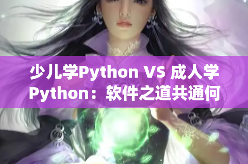 少兒學(xué)Python VS 成人學(xué)Python：軟件之道共通何異