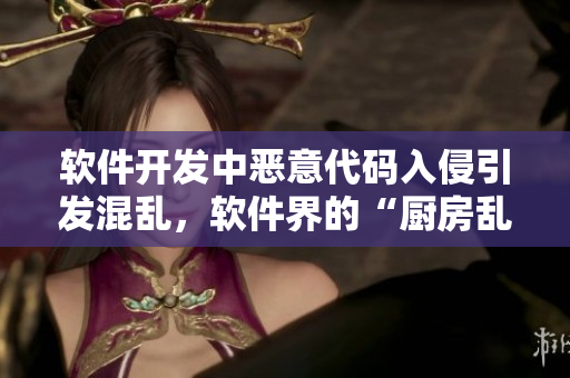 軟件開發(fā)中惡意代碼入侵引發(fā)混亂，軟件界的“廚房亂戰(zhàn)”開始了