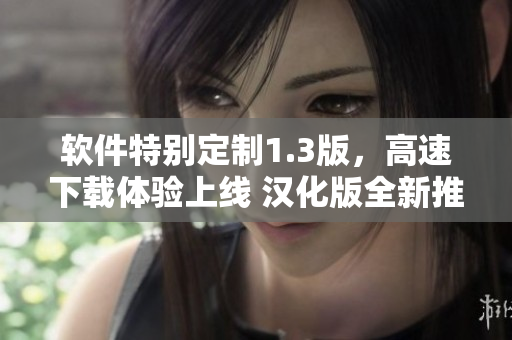 軟件特別定制1.3版，高速下載體驗上線 漢化版全新推出