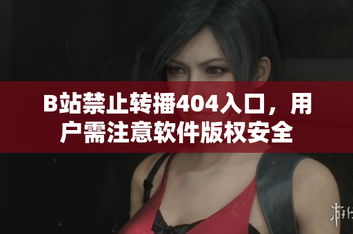 B站禁止轉(zhuǎn)播404入口，用戶需注意軟件版權(quán)安全