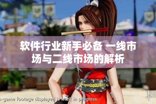 軟件行業(yè)新手必備 一線市場(chǎng)與二線市場(chǎng)的解析