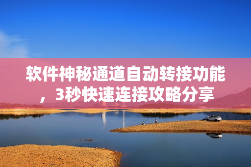 軟件神秘通道自動轉(zhuǎn)接功能，3秒快速連接攻略分享