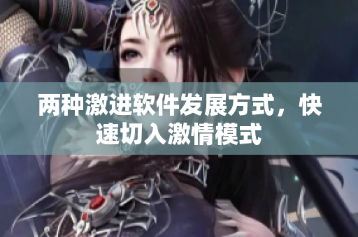 兩種激進(jìn)軟件發(fā)展方式，快速切入激情模式