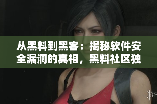 從黑料到黑客：揭秘軟件安全漏洞的真相，黑料社區(qū)獨(dú)家報道