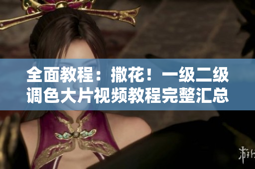 全面教程：撒花！一級二級調(diào)色大片視頻教程完整匯總！